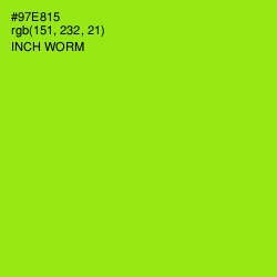 #97E815 - Inch Worm Color Image